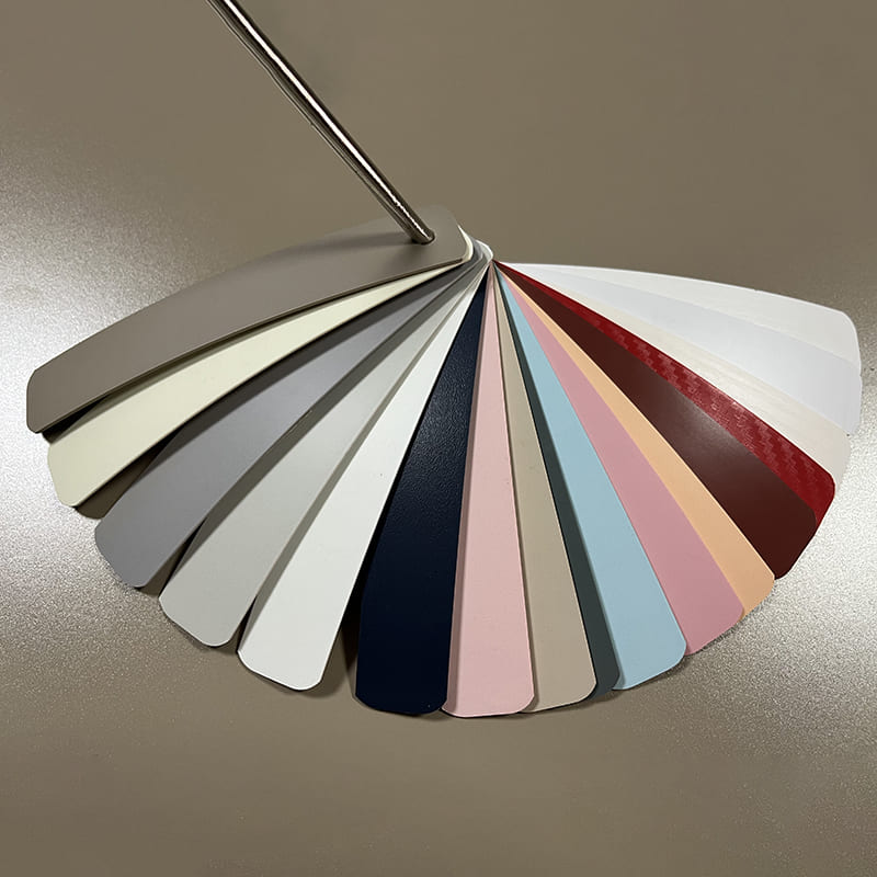 PVC Wood Grain Furniture Banding Swatches